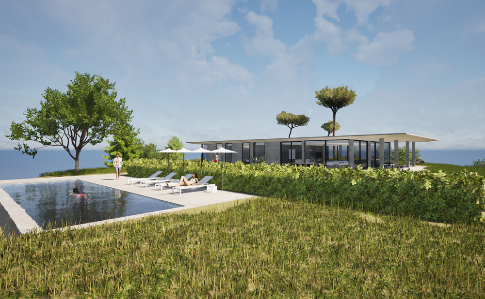 Vue depuis la piscine 0288