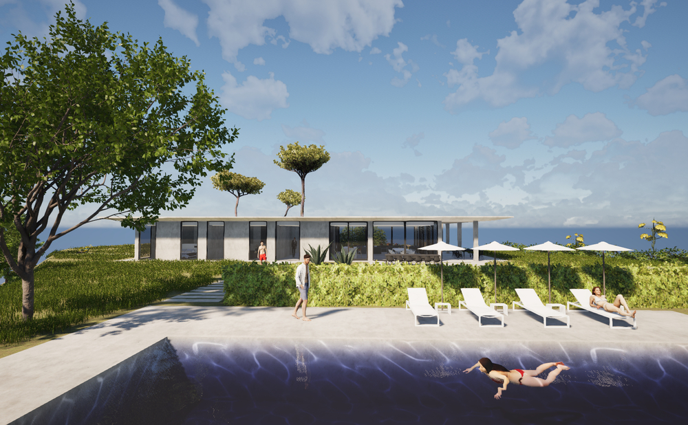 Vue depuis la piscine 0288